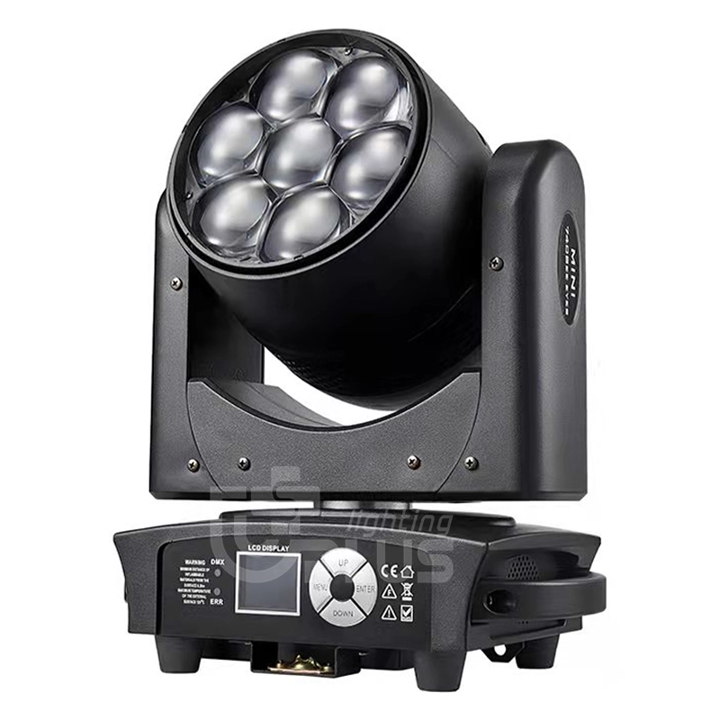 MINI 7x40W moving head zoom  wash /led full on effect 1 - Uplus Lighting