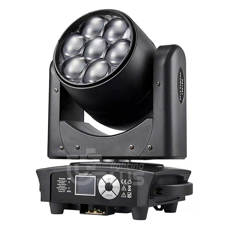 MINI 7x40W moving head zoom  wash /led full on effect 2 - Uplus Lighting