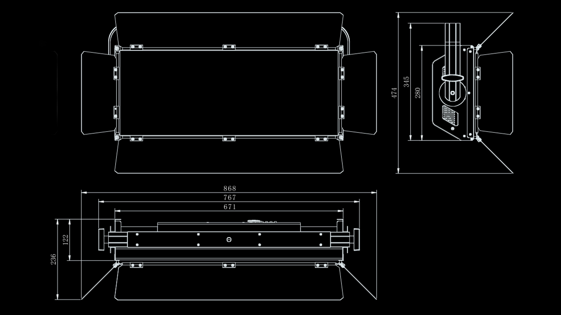 Panel 400 size - Uplus Lighting