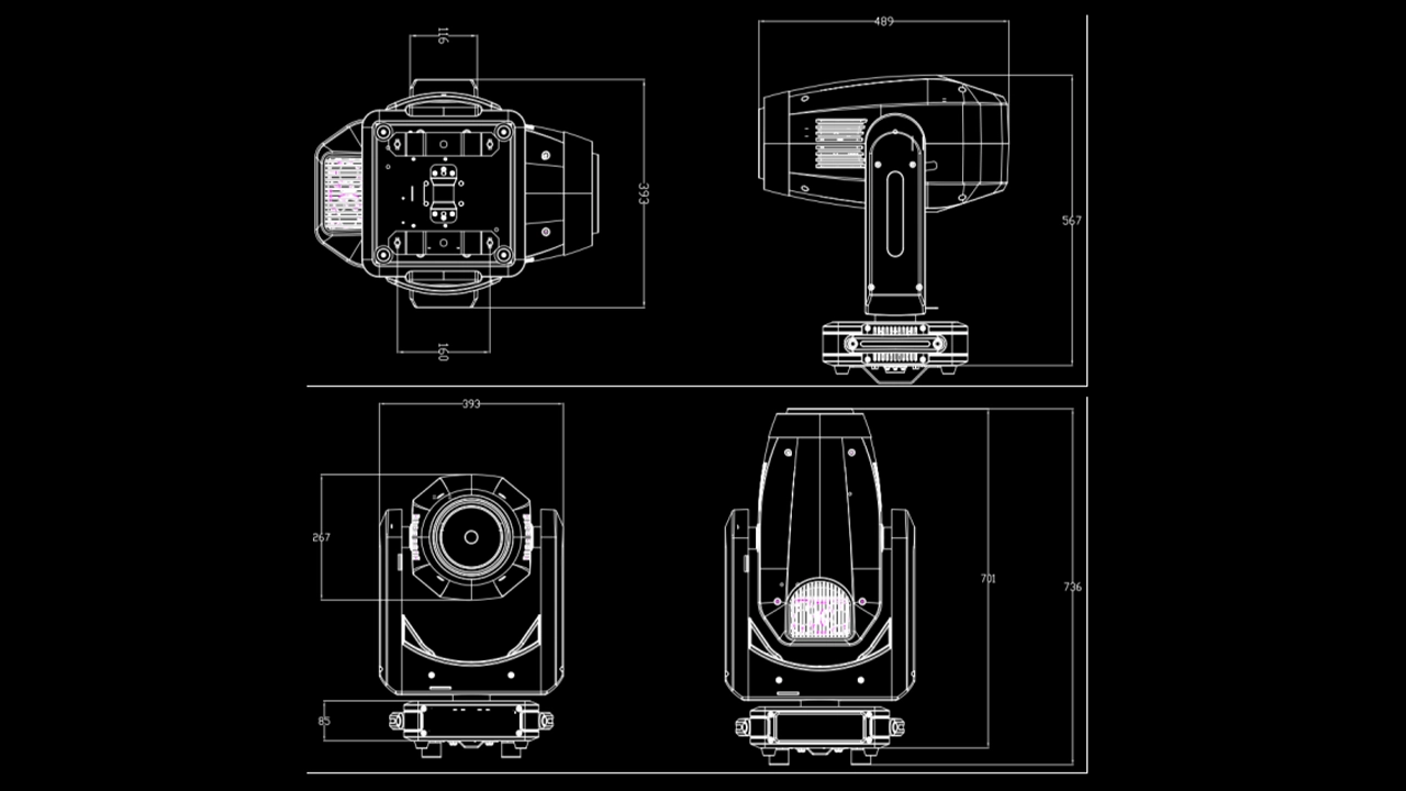 PRO 460 SIZE1 - Uplus Lighting