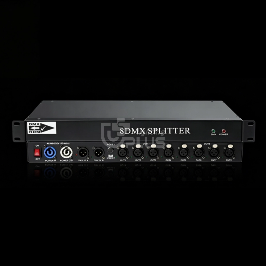 RDM DMX-8 splitter 1 - Uplus Lighting RDM DMX-8 splitter 1 - Uplus Lighting