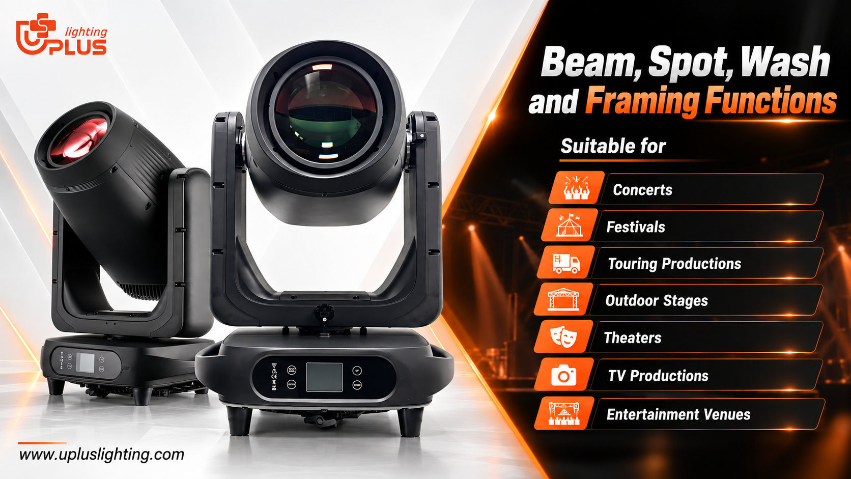 uplus-ip1000-bswf-beam-spot-wash-framing-stage-light-applications