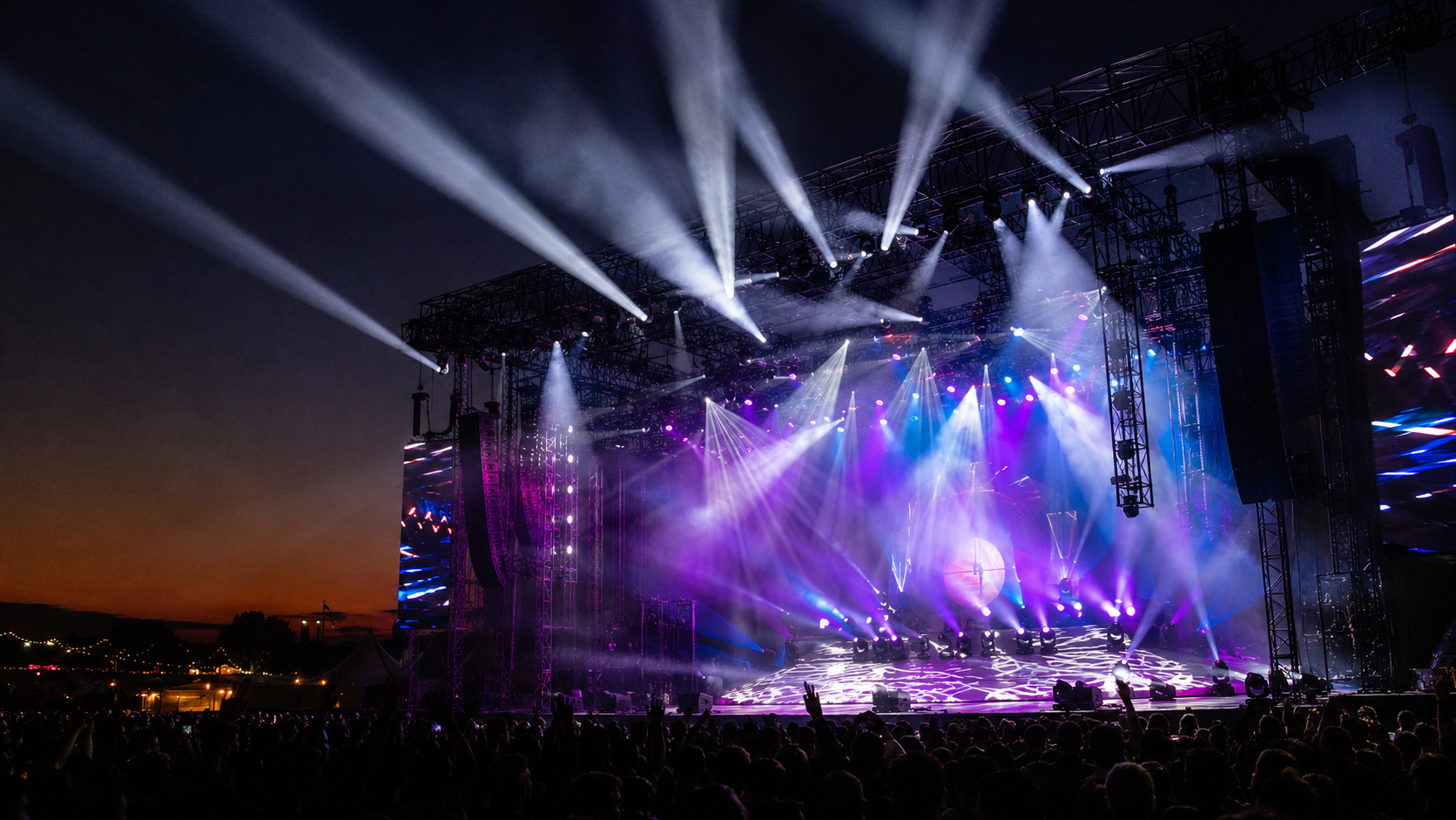 مصابيح رأس متحركة IP1000 BSWF IP65 للمسارح الخارجية في المهرجانات - Uplus Lighting