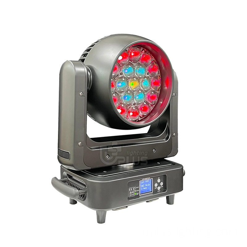 Uplus lighting small size 19x25w rgbw 4-in-1 led wash zoom moving head high brightness stage lights 1 - Uplus Lighting
