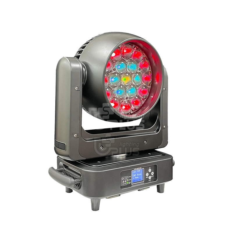 Uplus lighting small size 19x25w rgbw 4-in-1 led wash zoom moving head high brightness stage lights 1 - Uplus Lighting