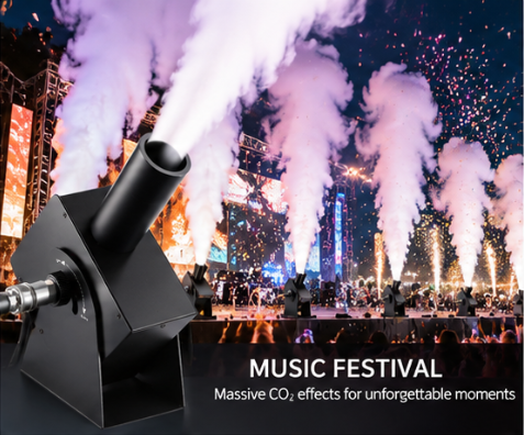 uplus-single-head-co2-jet-music-festival-stage-effect - Uplus Lighting