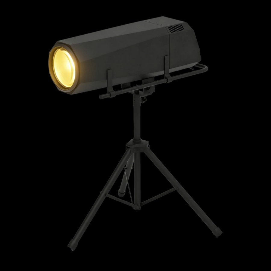 Waterproof 1200W LED follow spot light with iris 7 - Uplus Lighting