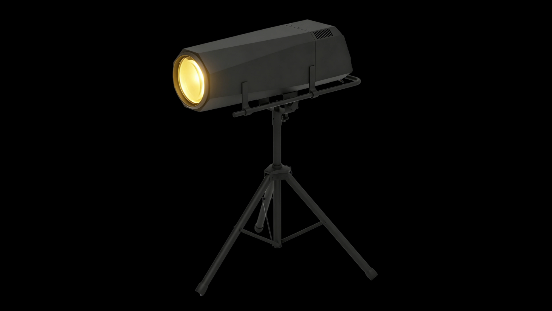 Waterproof 1200W LED follow spot light with iris10 - Uplus Lighting