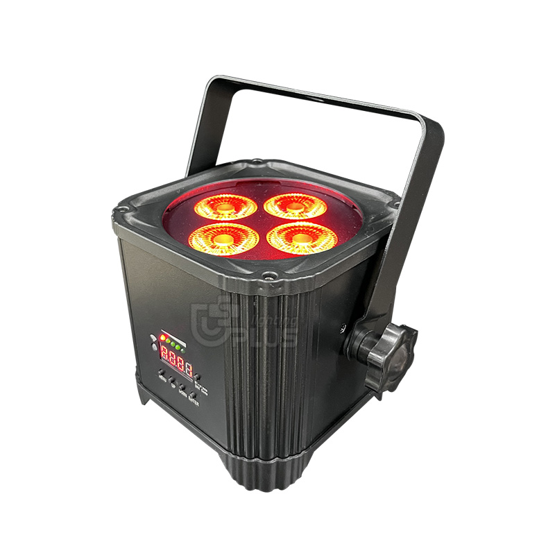 Wedding Party Par Light Wireless DMX App and remote Control 18w 4 pcs 6in1 led battery par light 2 - Uplus Lighting