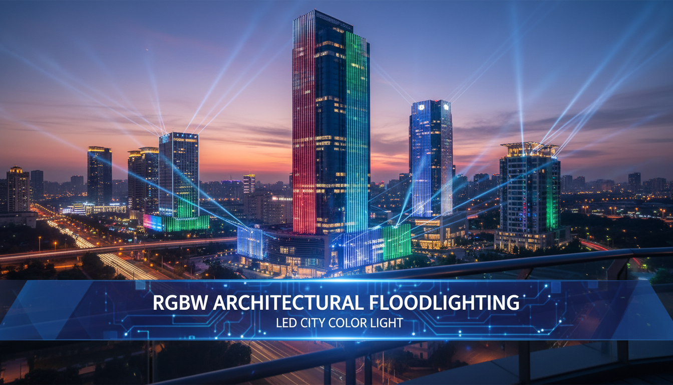 RGBW architectural flood lighting
